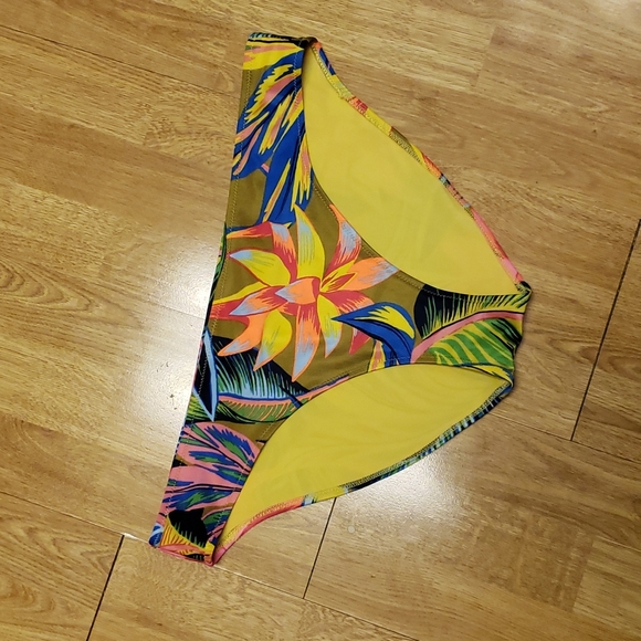aerie Other - NWT Aerie tropical floral print bikini bottoms sz XL